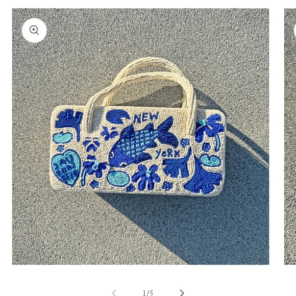 DAUPHINETTE Handbags - DAUPHINETTE Hand-Beaded Chinoiserie Bag